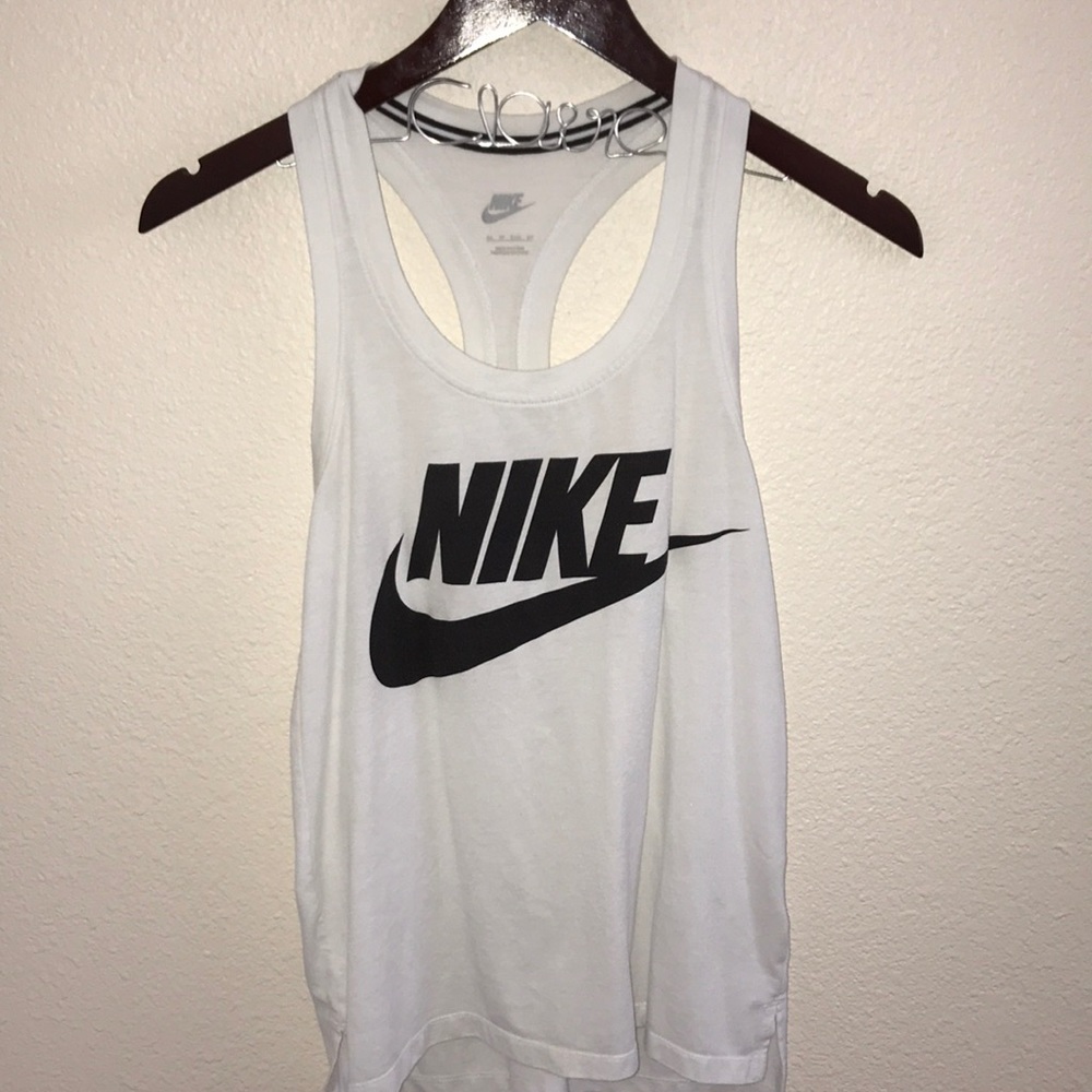 White Nike Tank Top